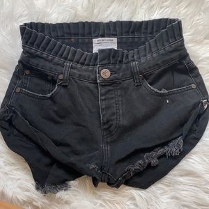 One Teaspoon Le Bandits High Rise Jean Short